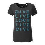Ladies' T-Shirt - DIVE LIVE LOVE