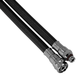 Scuba Force LP Hose 80cm 3/8 Color (Black)