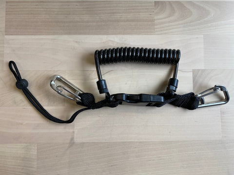 Tooke Coil Lanyard with Stainless Steel Buckle